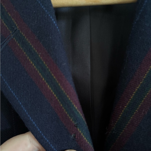 Vintage HTF 100% Wool Ralph Lauren Embroidered Blazer - Picture 4 of 16